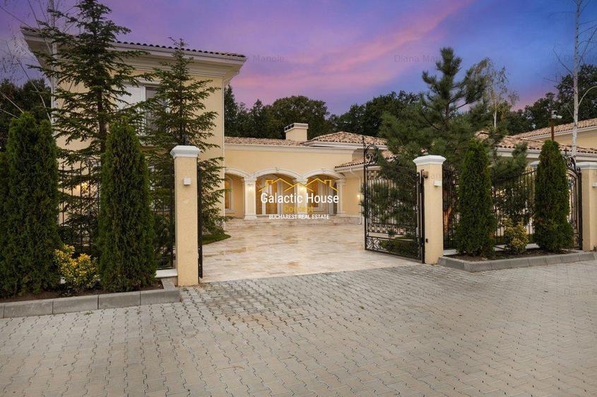 Casa stil mediteranean - PIPERA-TUNARI - teren 1400 mp