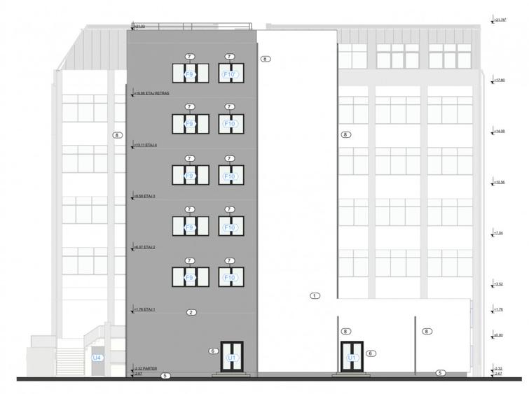 Cladire institutionala in zona Tetarom, 5900 mp, 75 parcari