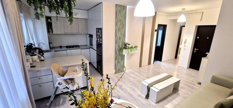 Apartament modern cu 2 camere de vanzare in Selimbar etaj intermediar