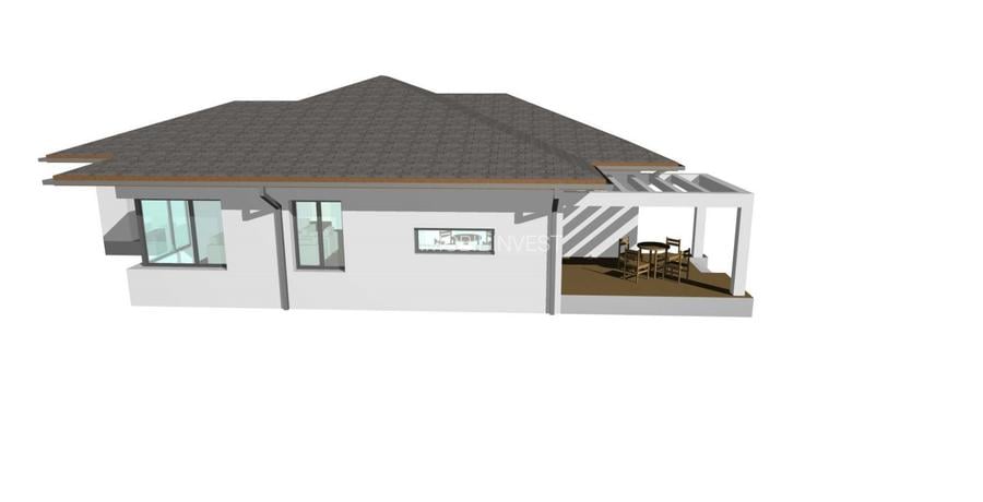Casă individuala cu 4 camere, 3 dormitoare, teren 384 mp - 3