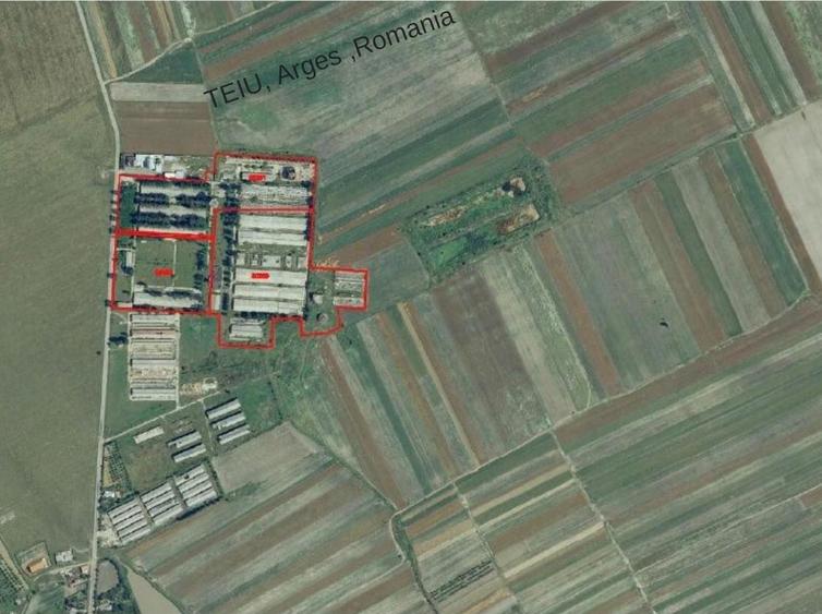 Teren logistica jud Arges, Teiu, suprafata  12 ha, autostrada A1, km 86