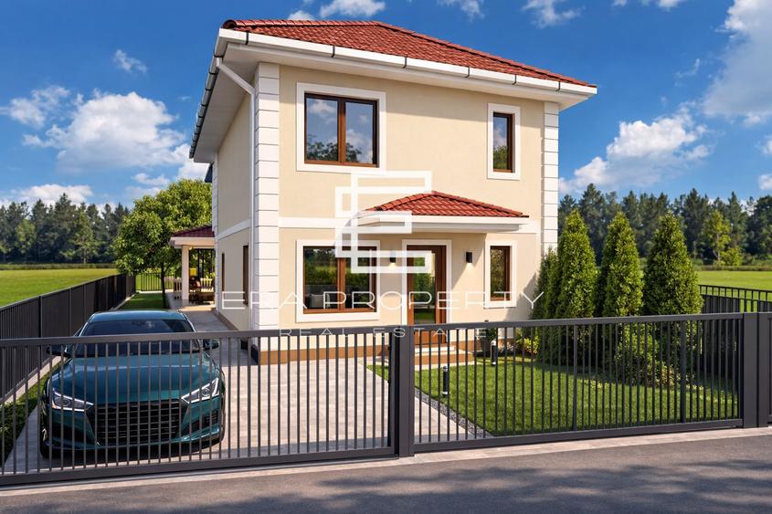Casă nouă cu 4 camere, 120 mp utili, teren 290 mp, Șelimbăr