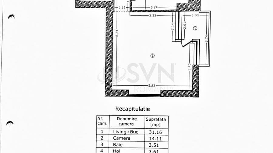 REA1029026 Apartament 2 camere - Aviatiei Park - Etaj 7 - Mobilat - Loc parcare - 10
