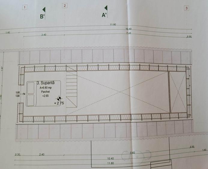 Proiect autorizat 3 case de vacanta P+M, sat Marisel, jud.Cluj