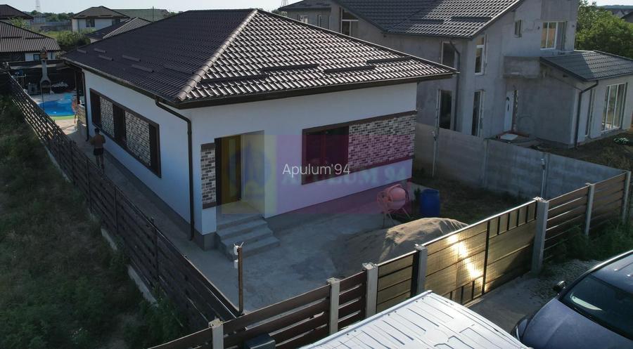 Casă nouă Săbăreni, terasă, piscină, foișor, barbeque, curte 440 mp - 16