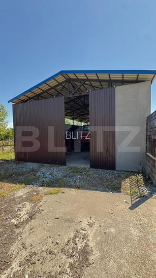 Casa cu teren 1100 mp și hala în curte, sat Cârbești - 8