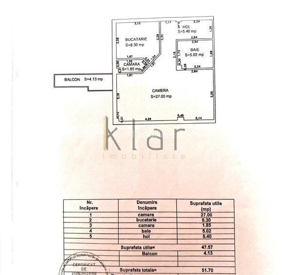 Apartament 1 camera 48mp, Gara, Facultatea de Litere si Piata Garii - 8