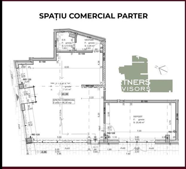 Spatiu comercial central de vanzare