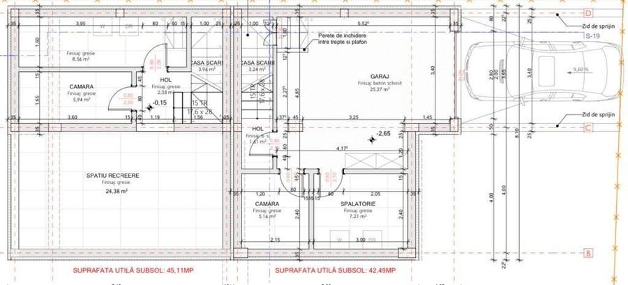 Casa 4 camere, 181mp, priveliste deosebita, zona ANL