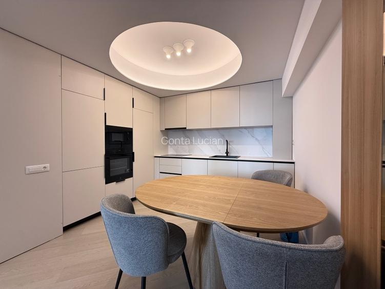 Cortina North, 3 camere LUX Pipera, mobilat & utilat premium, 2 băi, balcon - 2