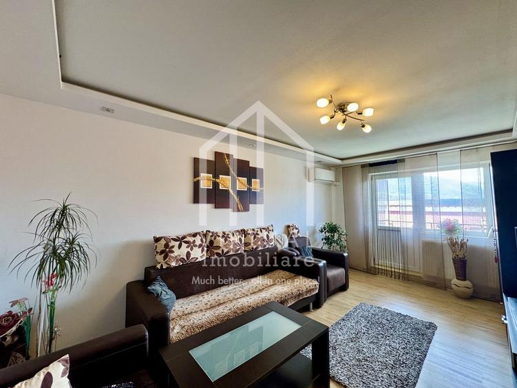 Apartament cu 3 camere, decomandat, 55mp utili+2 balcoane, Cisnadie