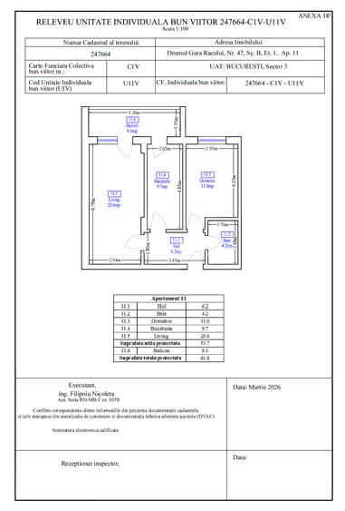 Apartament  cu 2 camere decomandat , Pallady Ikea - 2