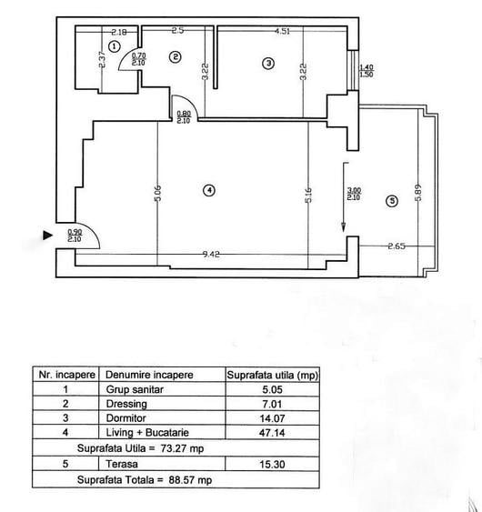 Upground Residence, Fabrica de Glucoza, 89 mp, posibilitate parcare subterana
