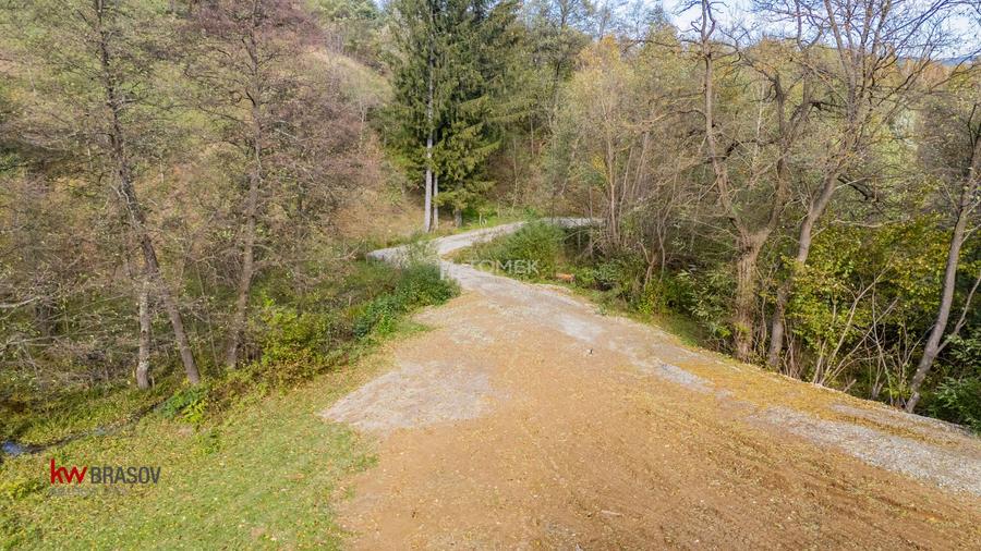 Teren intravilan în Zărnești, zona Tohanita, cu pădurice și parau curg
