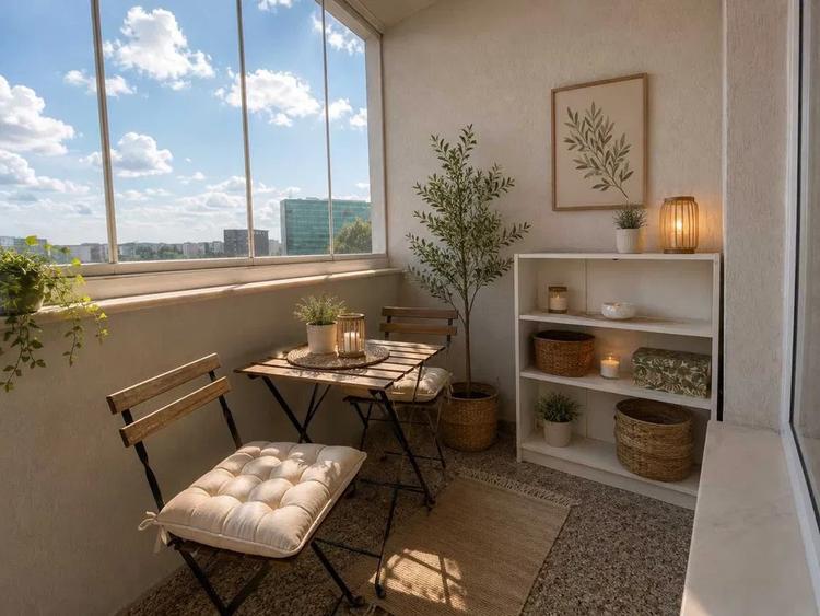 Uranus 2 camere bloc nou  cu balcon