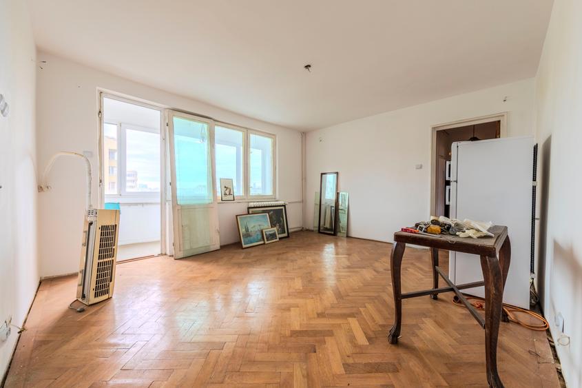 3 Camere Metrou Bucur Obor (360m) - Etaj 8/10 Bloc Reabilitat, Pregătit „La Alb”
