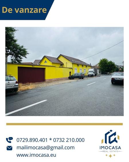 De inchiriat cladire comerciala potential P+M Gradiste Arad