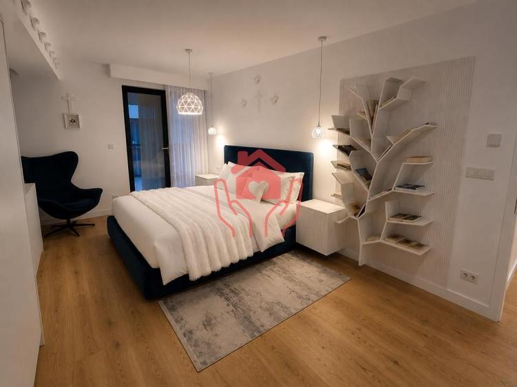 BANEASA (Dobrogeanu Gherea)-3 camere mobilat luxury, bloc boutique, 2 parcari!