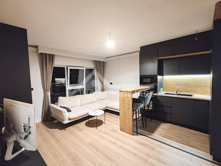 Apartament cu 2 camere, mobilat modern, parcare, Strada Tineretului