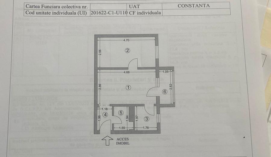 Apartament 2 camere de vanzare zona Scoala 8