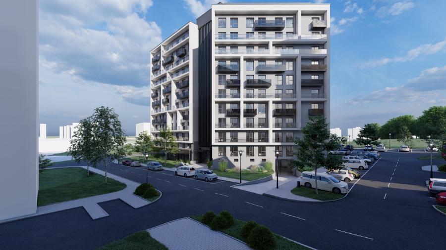 Skyline Residence Targu-Mures , 2 camere etaj 1 , 53mp utili