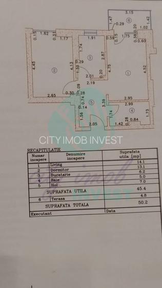2 camere decomandat | Bloc 2024 | Ultimul etaj | Parcul Liniei 115.000+TVA - 2