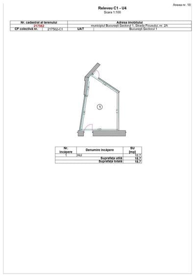 Spațiu Comercial 18.7mp | De Inchiriat | Str. Ficusului | Comision 0%