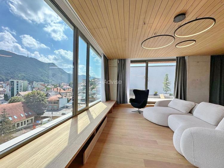 Penthouse de închiriat – Centru Brașov, vedere directă spre Tâmpa - 10