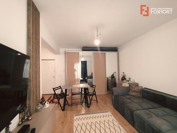 Apartament cu o camera, 37 mp, bucatarie inchisa, et 2 in Giroc - V10051