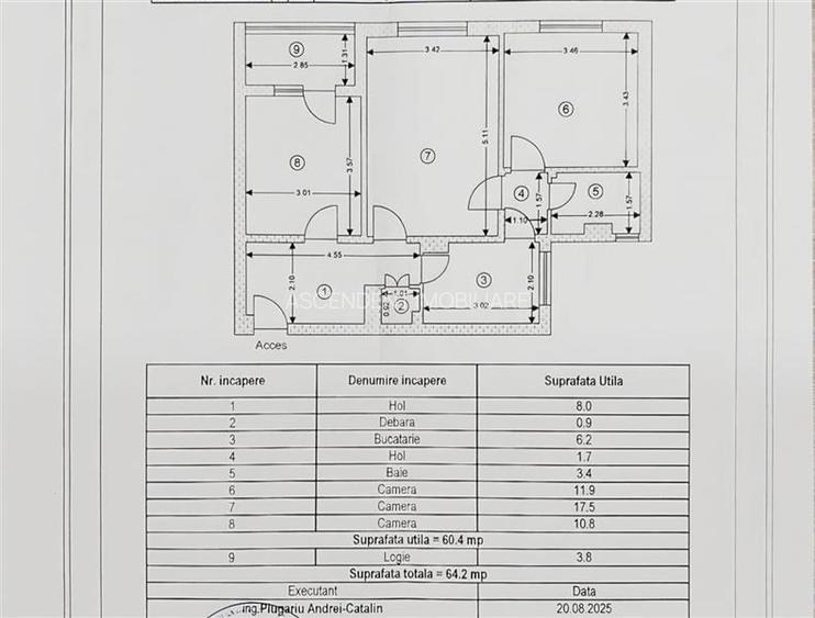 Apartament 3camere, etaj intermediar, priveliste si lumina naturala, Calea Bucur - 10