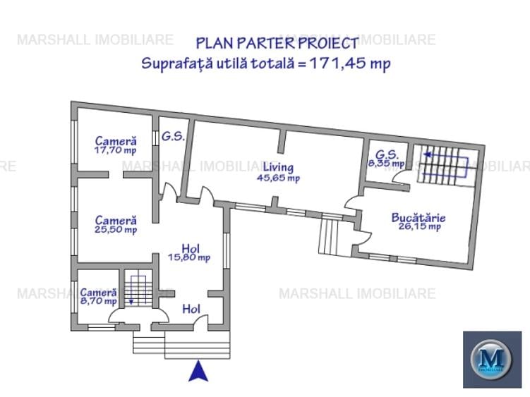 Casa cu 6 camere de vanzare, zona Est, 307 mp #16537