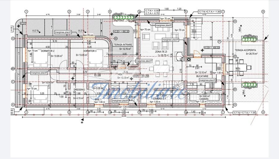 Casă Individuală pe Un Nivel | 172.5 mp Utili | Teren 1.461 mp - 2