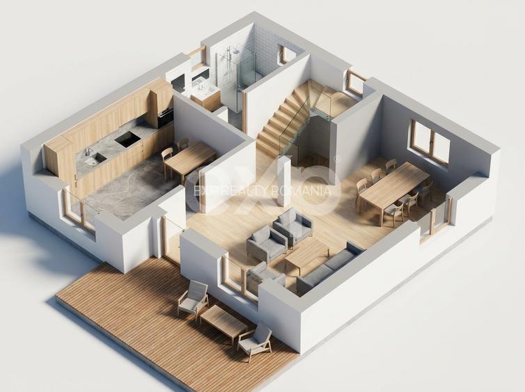 Casă Modernă cu 4 camere in Trivale | Ansamblu Rezidențial Nou - 4