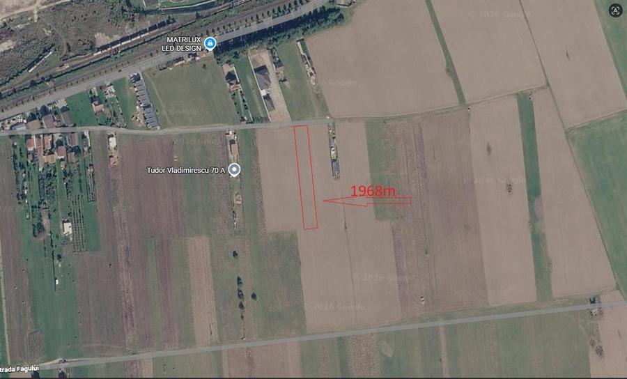 Teren de vanzare la intrarea in Zarnesti (Zona Penny ). Excelent pentru dezvolta