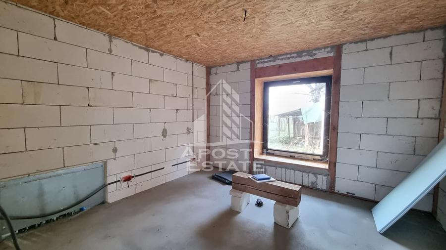 Casa individuala de vanzare la rosu cu teren generos, Seceani