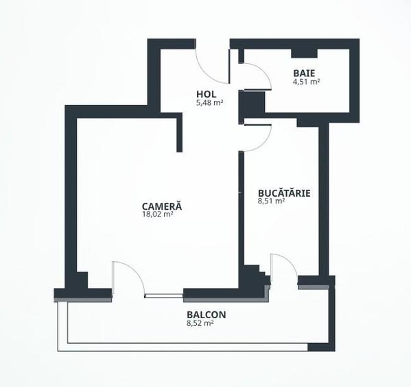 BLOC NOU! Ap. cu o camera decomandat Tatarasi 45 mp 82.660 euro+TVA - 6