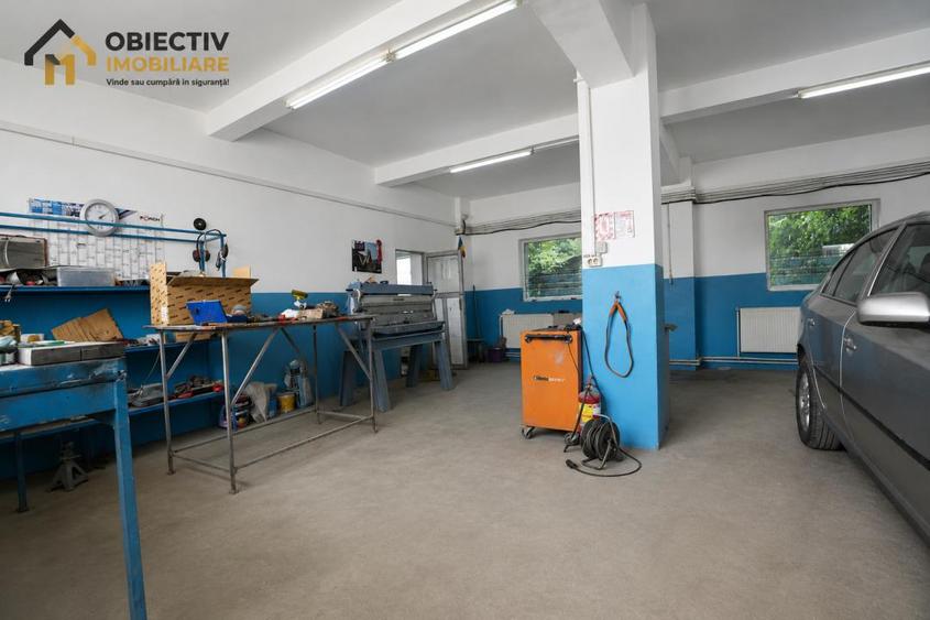 Spatiu industrial 3110 mp teren, hala productie+service auto, Targu Neamt