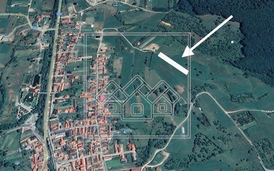 Teren de vanzare in Sibiu - Rasinari - 1259 mp