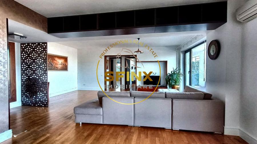 Domenii, inchiriere apartament 4 camere, 128mp util plus  terasa panoramica 80mp