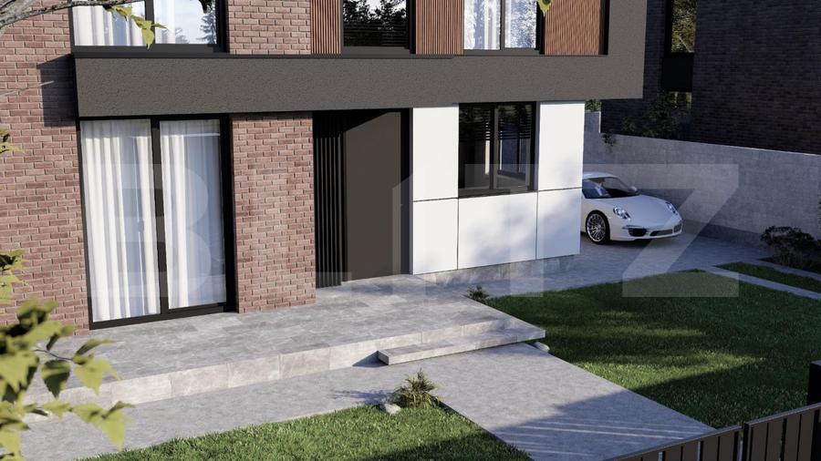Casa moderna la roșu , 114.95 mp utili, 324 mp teren - Burdujeni