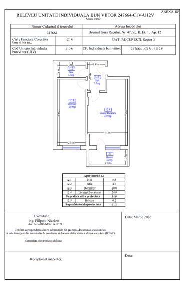 Apartament  cu 2 camere decomandat , Pallady Ikea - 3