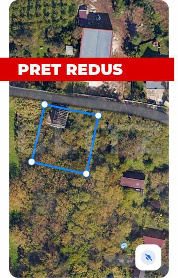 Teren intravilan, 500 mp, zona Platou Cornesti