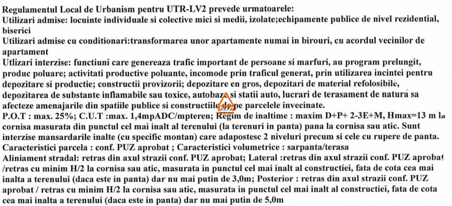 Teren intravilan , PUZ , locuinte colective ( D+P+3E+M ) - 16.270 mp - Pacurari