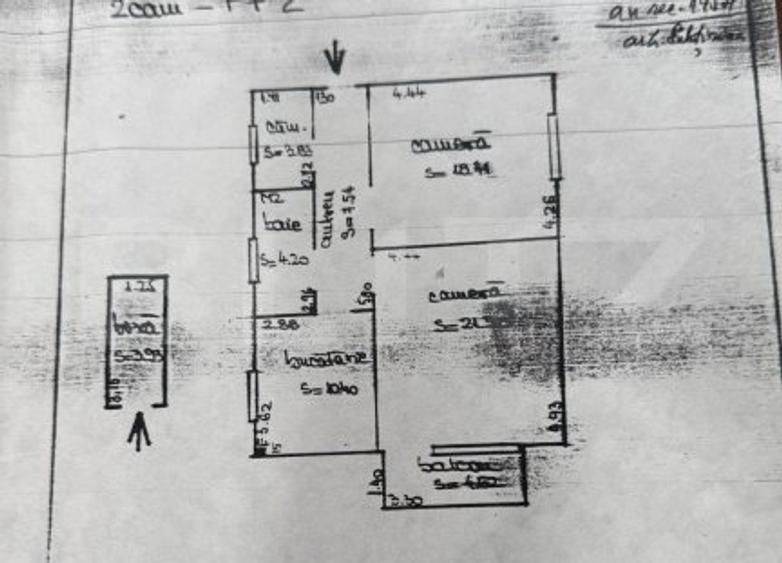 Apartament cu 2 camere, 65,76 mp, Centru, zona Nicolae Balcescu