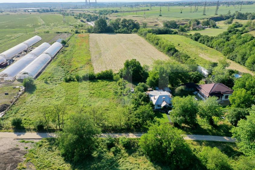 Teren EV și IV cu casă, 29.600 mp, utilități și acces facil, Albești
