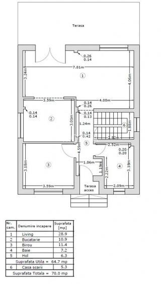 Casa 5 Camere | 140mp | 0 comision| Corbeanca zona Paradisul Verde | Curte 627mp - 1