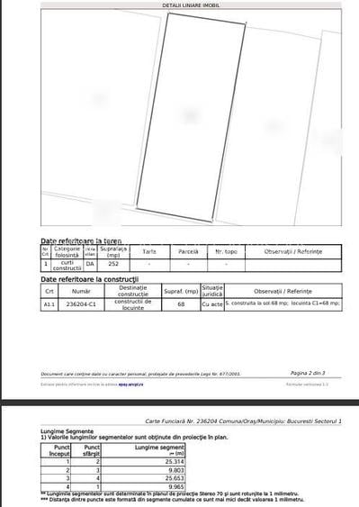 TEREN LIBER | SISESTI | CERTIFICAT URBANISM - 1