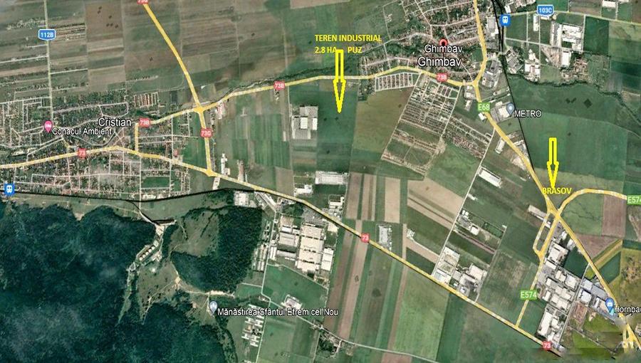 Teren Industrial deosebit Ghimbav