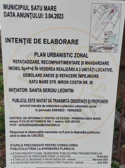 Oportunitate dezvoltare imobiliara Satu Mare