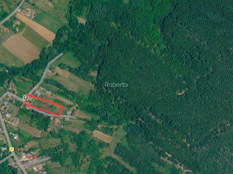Teren intravilan 1.900 mp cu casă și utilități, 2 deschideri asfaltate - 2